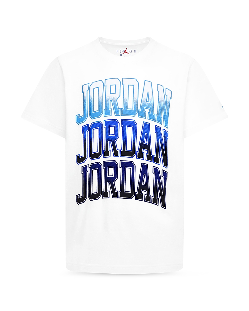 Jordan Little Boys Graphic Tee In White