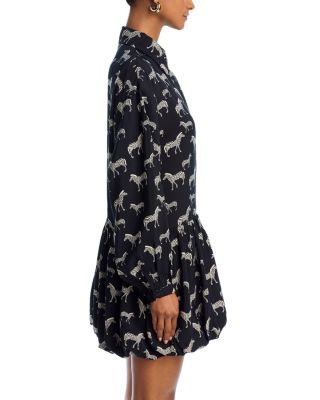 Zebra Long Sleeve Dress - Exclusive