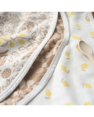 Silky Soft Reversible Burpy Bibs, 2 Pack