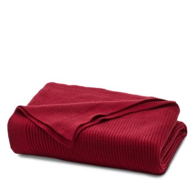 Boll & Branch Ribbed Knit Throw Blanket, 50 x 70