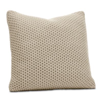 Mosaic Honeycomb Knit Decorative Pillow with Insert