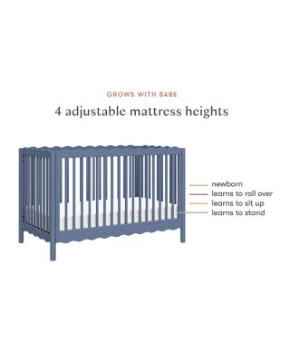 Swell 4 in 1 Convertible Crib with Toddler Bed Conversion Kit
