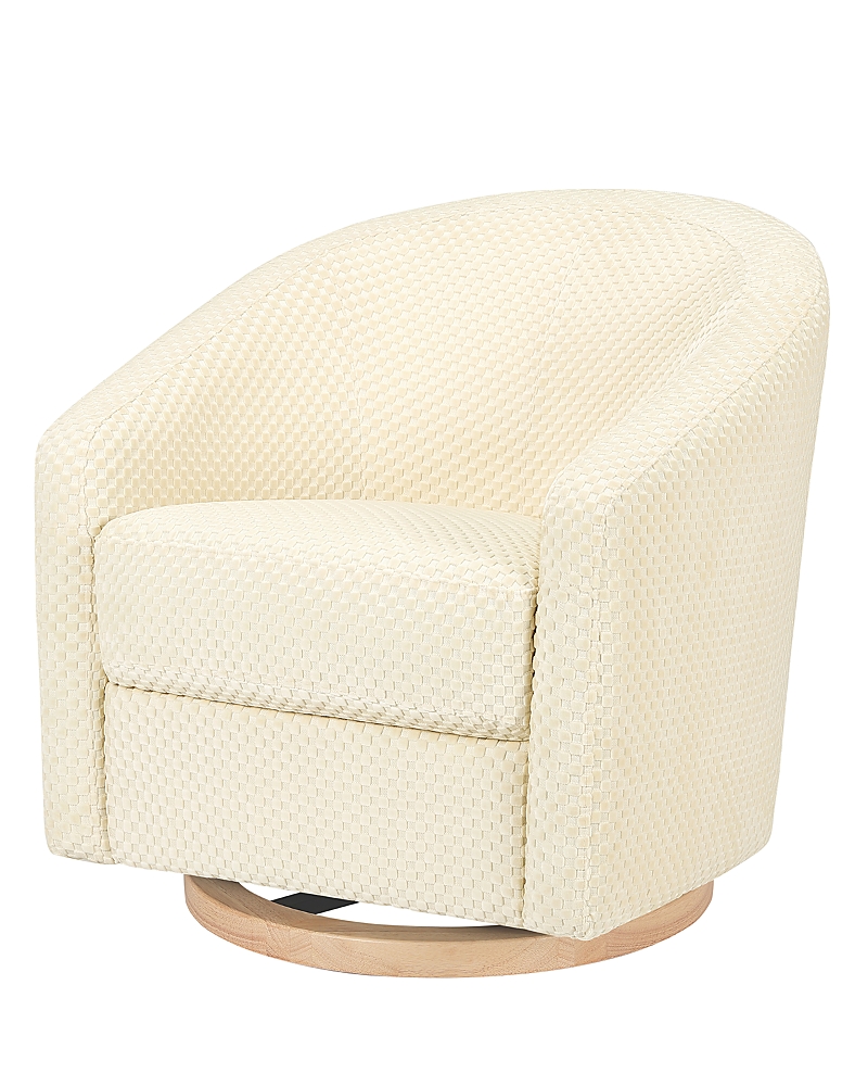 Babyletto Madison Swivel Glider in Velvet Checker