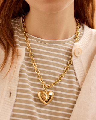 Millie Heart Pendant Necklace, 21-24"