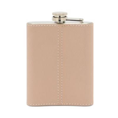 Warren Stainless Steel and Full Grain Leather Flask 