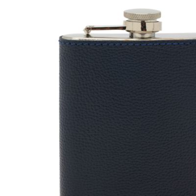 Warren Stainless Steel and Full Grain Leather Flask 