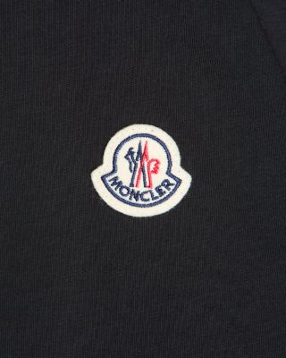 Cotton Embroidered Logo Graphic Tee 