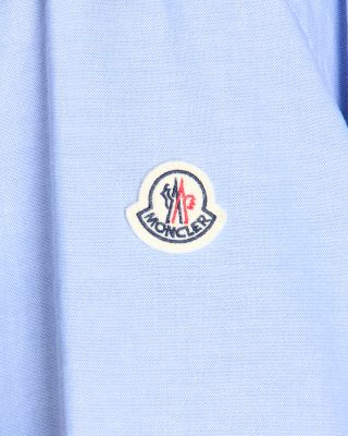 Cotton Embroidered Logo Button Down Shirt 