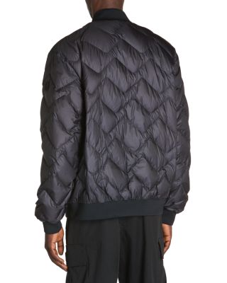 Brun Quilted Bomber Jacket