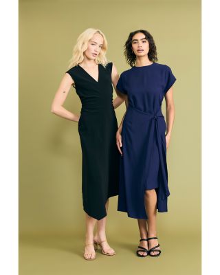 Asymmetrical Midi Dress