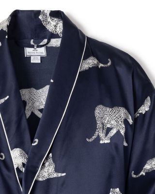 Men's Mulberry Silk Panth&egrave;re de Nuit Robe