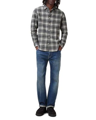  Gratton Check Slim Fit Button Down Shirt