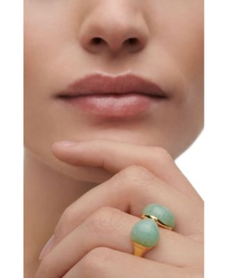 Women's Stone Gravity Ring