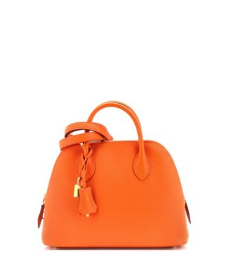 Pre-Owned Hermes 25 Bolide 1923 Bag Epsom