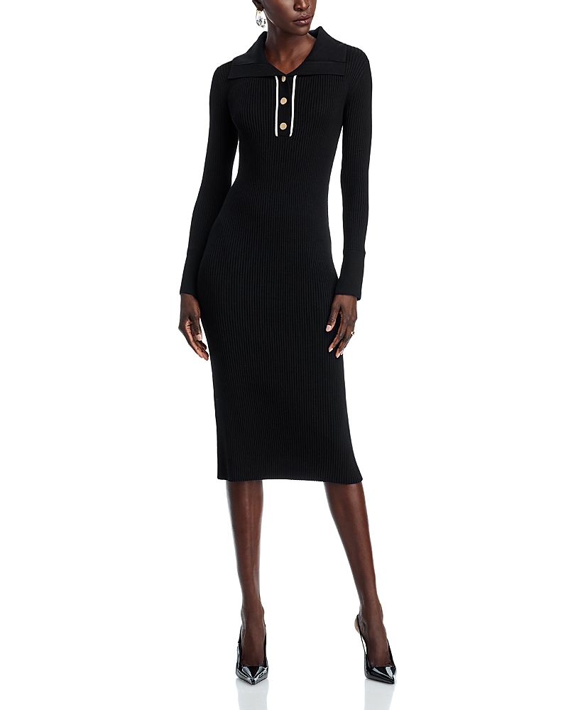 Elie Tahari The Zadie Rib Knit Bodycon Dress