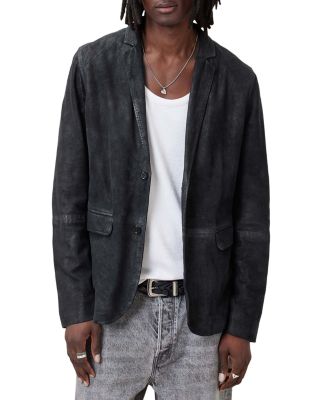 ALLSAINTS - Monet Waxed Suede Regular Fit Blazer