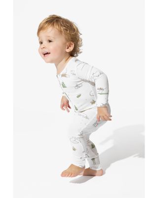 Unisex Winter Forest Animals Convertible Footie - Baby