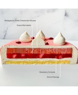 Strawberry Guava Entremet Cake