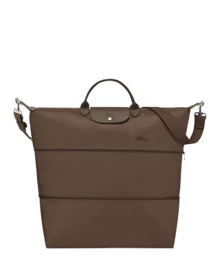 Longchamp - Le Pliage Green Expandable Travel Duffel Nylon Weekender