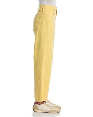 The Maven High Rise Wide Hem Ankle Jeans in Chalk It Up