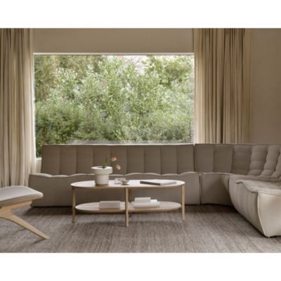 N701 Three Seater Fabric Sofa