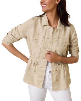 Two Palms Linen Jacket