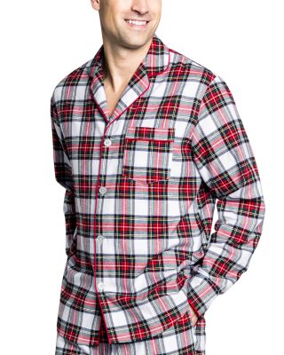 Brushed Cotton Twill Balmoral Tartan Pajama Set 