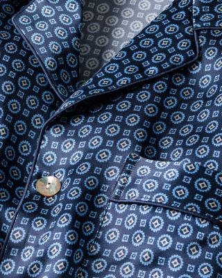 Silk Foulard Pajama Set