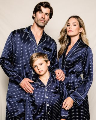 Silk Polka Dot Pajama Set