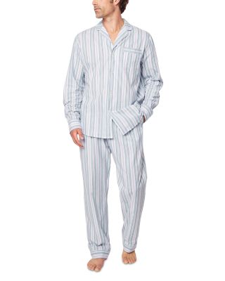 Petite Plume - Brushed Cotton Twill Stripe Pajama Set