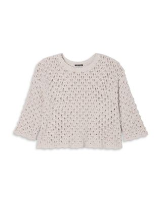 Crewneck Bracelet Sleeve Sweater