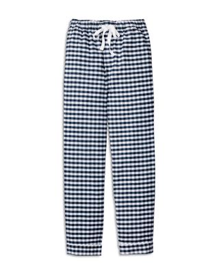 Brushed Cotton Twill Gingham Check Pajama Pants