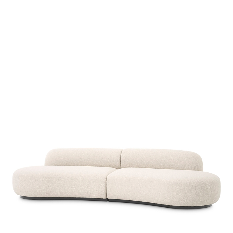 Eichholtz Bjorn 2 Piece Sectional In Boucle Cream