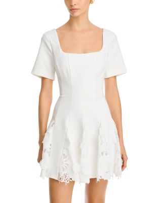 MILLY - Joy Lace Godet Dress