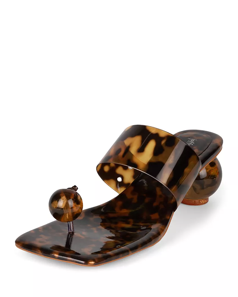 Jeffrey Campbell Women's Latus Sphere Heel Slide Sandals
