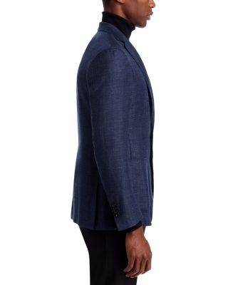 Kei Melange Hopsack Unstructured Regular Fit Sport Coat