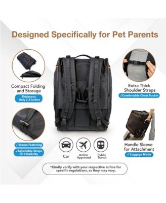 JetPaw Expandable In-Cabin Pet Carrier Backpack