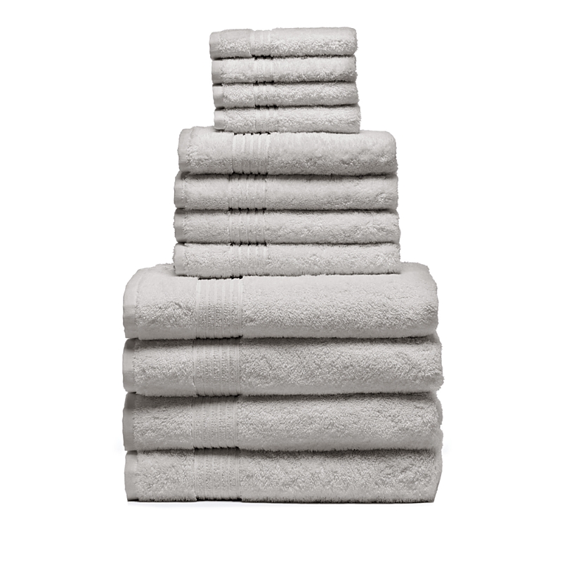Sferra 12-piece Ashemore Towel Set In Gray