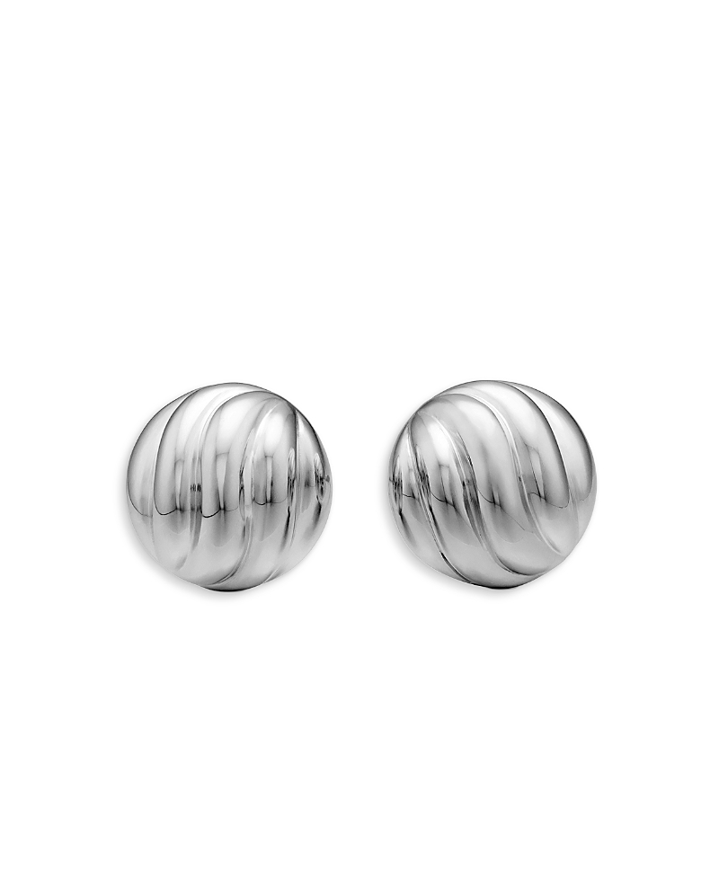 David Yurman Sculpted Cable Earrings, 8mm