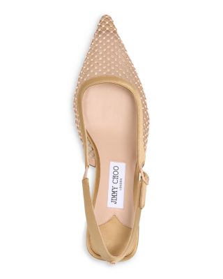 Women's Amel 50 Embellished Slingback Kitten Heel Pumps