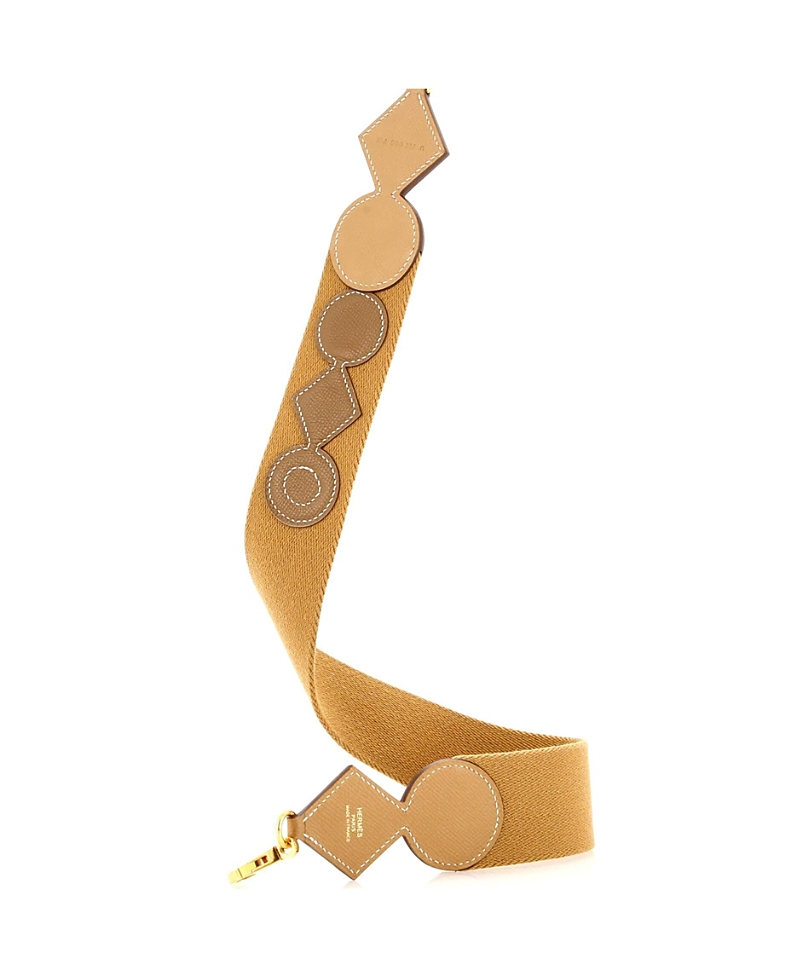 PRE-OWNED HERMES PRE-OWNED HERMES ATTELAGE SHOULDER STRAP CANVAS WITH LEATHER