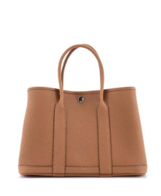 Pre-Owned Hermes 30 Garden Party Tote Leather