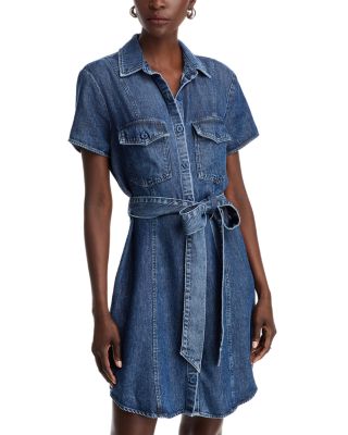 Bella Dahl - Short Sleeve Seamed Shirt Dress