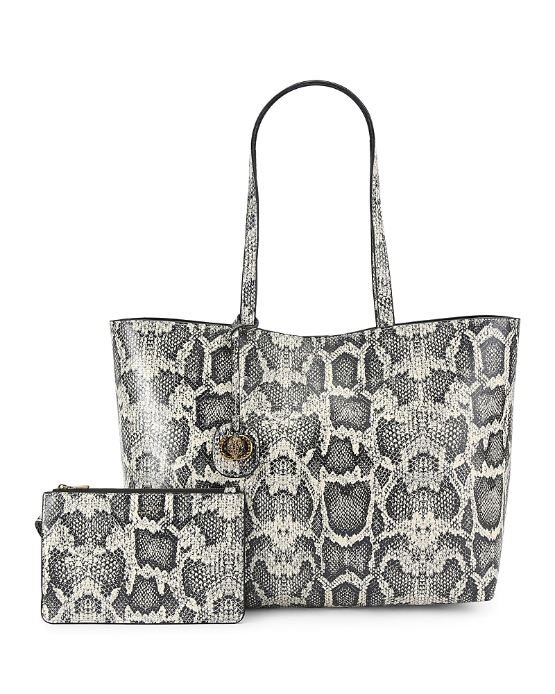 Kurt Geiger Chelsea Shopper Bag In Open White