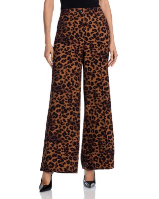 AQUA - Leopard Print Pants