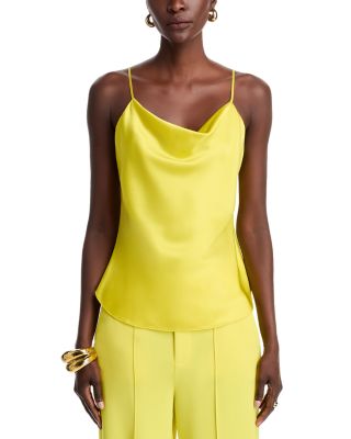 Marta Cowl-Neck Silk Cami