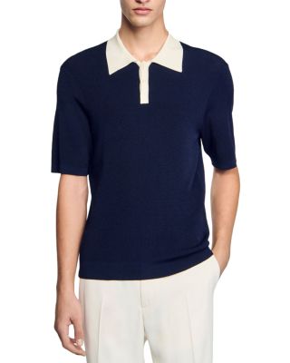 Sandro - Two Tone Polo Shirt