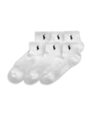 Ralph Lauren - Cushioned Quarter Crew Socks, Pack of 6