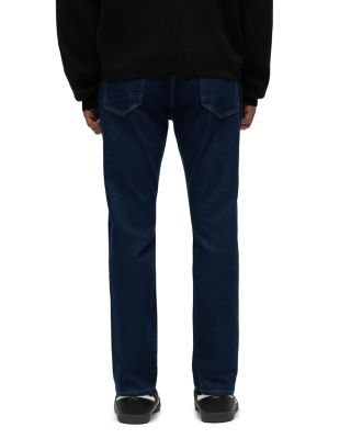 Blake Slim Straight Fit Jeans in Shadow Gray