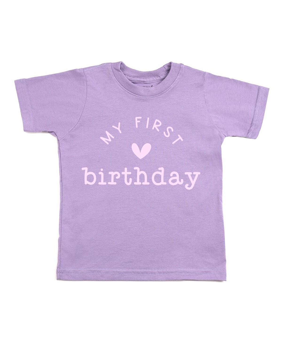 Sweet Wink Girls' My First Birthday Short Sleeve T-Shirt - Baby, Little Kid